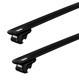 Bagażnik dachowy Thule z EVO WingBar Black Audi A6 Allroad 5-dr Estate z relingami dachowymi 19-24