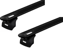 Bagażnik dachowy Thule z EVO WingBar Black Ford Fiesta 3-dr Hatchback z punktami stałymi 00-02