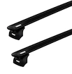 Bagażnik dachowy Thule z EVO WingBar Black Holden Zafira Tourer 5-dr MPV ze zintegrowanymi relingami dachowymi 12-19