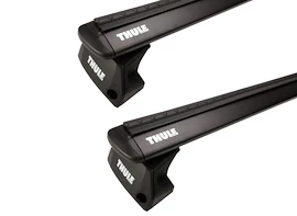 Bagażnik dachowy Thule z EVO WingBar Black Porsche Taycan Cross Turismo 5-dr Estate ze zintegrowanymi relingami dachowymi 20+