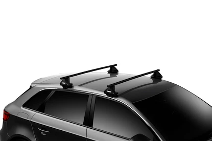 Bagażnik dachowy Thule z SquareBarem BMW X1 (F48) 5-dr SUV z gołym dachem 16-22