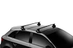 Bagażnik dachowy Thule z SquareBarem Honda Jazz (Mk. II) 5-dr Hatchback z gołym dachem 08-14