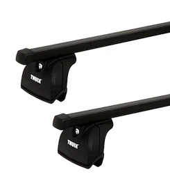 Bagażnik dachowy Thule z SquareBarem Jeep Commander (Standard Crossbars) 5-dr SUV z T-Profilem 06+