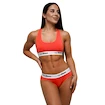 Biustonosz damski GymBeam  Bralette Strawberry Red