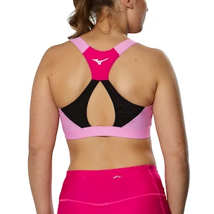 Biustonosz damski Mizuno  High Support Bra Pink Peacock