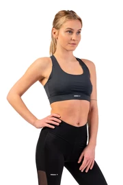 Biustonosz damski Nebbia Active Sports Bra with medium impact 413 dark grey