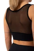 Biustonosz damski Nebbia  Black Mesh Design Sports Bra "Breathe" 412 black