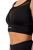 Biustonosz damski Nebbia  Black Mesh Design Sports Bra "Breathe" 412 black