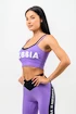 Biustonosz damski Nebbia FLEX Double Layer Light-Support Sports Bra purple