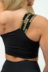 Biustonosz damski Nebbia Intense Women's High Support Sports Bra Asymmetric  841 Gold