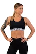 Biustonosz damski Nebbia  Medium Impact Cross Back Sports Bra 410 black S