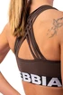 Biustonosz damski Nebbia  Medium Impact Cross Back Sports Bra 410 brown