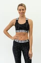 Biustonosz damski Nebbia  NATURE-INSPIRED Sports bra black