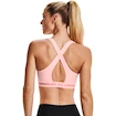 Biustonosz damski Under Armour  Crossback Mid Bra pink