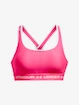 Biustonosz damski Under Armour  Crossback Mid Bra-PNK