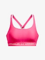 Biustonosz damski Under Armour  Crossback Mid Bra-PNK