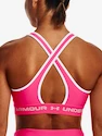 Biustonosz damski Under Armour  Crossback Mid Bra-PNK