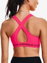 Biustonosz damski Under Armour  Crossback Mid Bra-PNK