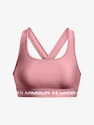 Biustonosz damski Under Armour  Crossback Mid Bra-PNK