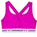 Biustonosz damski Under Armour  Crossback Mid Bra-PNK