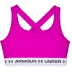 Biustonosz damski Under Armour  Crossback Mid Bra-PNK M