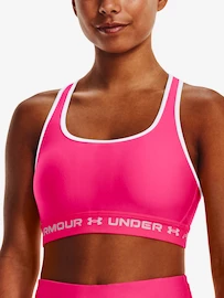 Biustonosz damski Under Armour Crossback Mid Bra-PNK