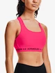 Biustonosz damski Under Armour  Crossback Mid Bra-PNK