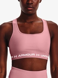 Biustonosz damski Under Armour Crossback Mid Bra-PNK