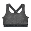 Biustonosz damski Under Armour  Crossback Mid Heather Bra grey