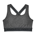 Biustonosz damski Under Armour  Crossback Mid Heather Bra grey