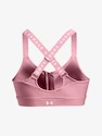 Biustonosz damski Under Armour  Infinity High Bra Zip-PNK