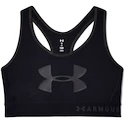 Biustonosz damski Under Armour  Mid Keyhole Graphic-BLK S