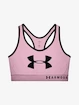 Biustonosz damski Under Armour   Mid Keyhole Graphic-PNK