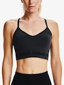 Biustonosz damski Under Armour  Seamless Low Long Htr Bra-GRY