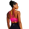 Biustonosz damski Under Armour  Seamless Low Long Htr Bra pink Beta Tint