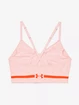 Biustonosz damski Under Armour  Seamless Low Long Htr Bra pink Beta Tint