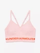 Biustonosz damski Under Armour  Seamless Low Long Htr Bra pink Beta Tint L