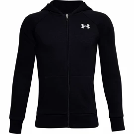 Bluza chłopięca Under Armour RIVAL COTTON FZ HOODIE black