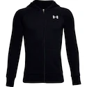 Bluza chłopięca Under Armour  RIVAL COTTON FZ HOODIE black S