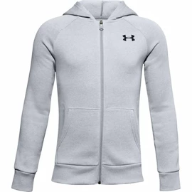 Bluza chłopięca Under Armour RIVAL COTTON FZ HOODIE grey