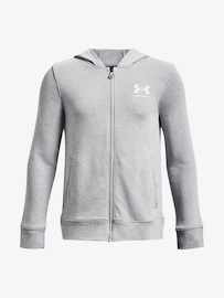 Bluza chłopięca Under Armour Rival Terry FZ Hoodie-GRY