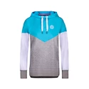 Bluza damska BIDI BADU  Flavia Lifestyle Hoody Aqua/Grey White S