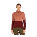 Bluza damska Icebreaker Merino 400 RealFleece Descender LS Z Cedar Wood/Port/Cb