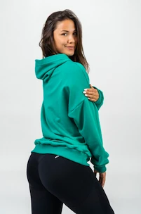 Bluza damska Nebbia GYM RAT Branded Oversized Hoodie green