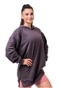 Bluza damska Nebbia Hero Everyday hoodie marron