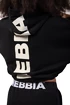 Bluza damska Nebbia  Loose Fit Crop Hoodie black