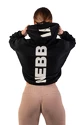 Bluza damska Nebbia  Loose Fit Crop Hoodie black