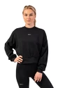 Bluza damska Nebbia  Loose Fit Sweatshirt "Feeling Good" 420 black