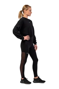 Bluza damska Nebbia  Loose Fit Sweatshirt "Feeling Good" 420 black