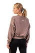 Bluza damska Nebbia  Loose Fit Sweatshirt "Feeling Good" 420 brown